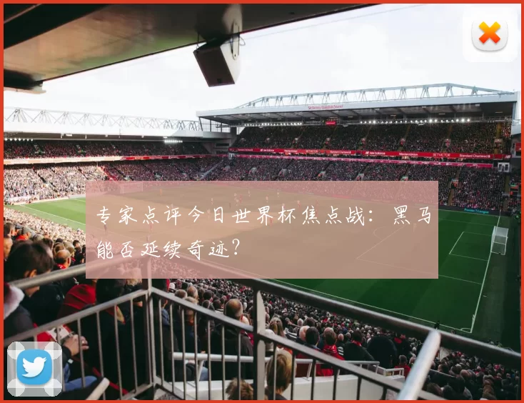 专家点评今日世界杯焦点战：黑马能否延续奇迹？