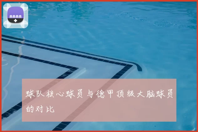 球队核心球员与德甲顶级大脑球员的对比