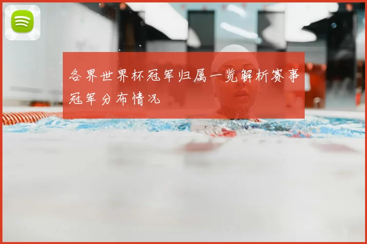 各界世界杯冠军归属一览解析赛事冠军分布情况